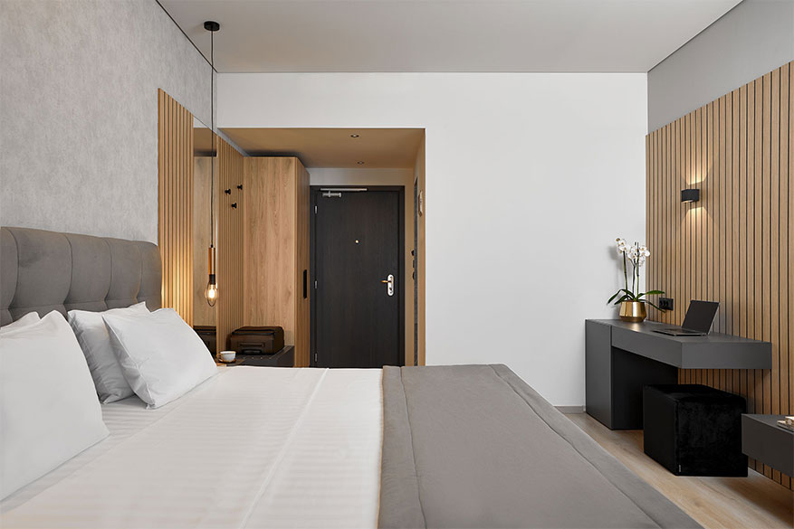 Luxurious room of the 5 star hotel Grand Hotel Palace in Thessaloniki